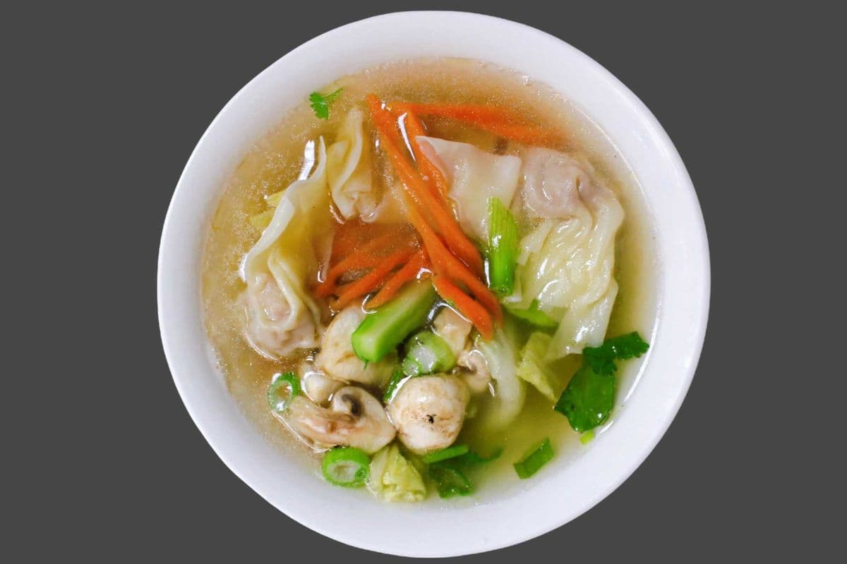 Mini Wonton Soup ( No Noodle, No Pawn, No Chicken )