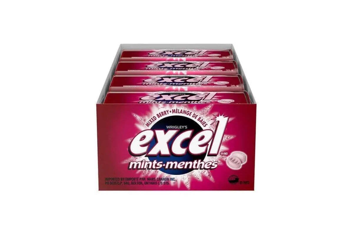 Excel Mixed Berry 34g
