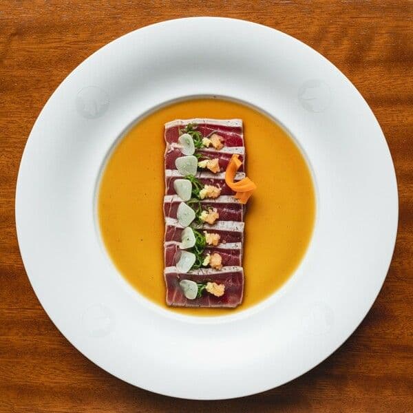 Tuna Tataki with Tosasu