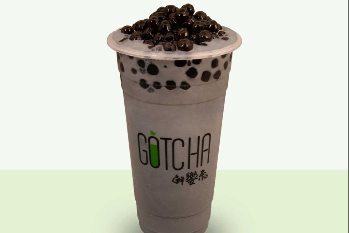 Bamboo Charcoal Milk Tea