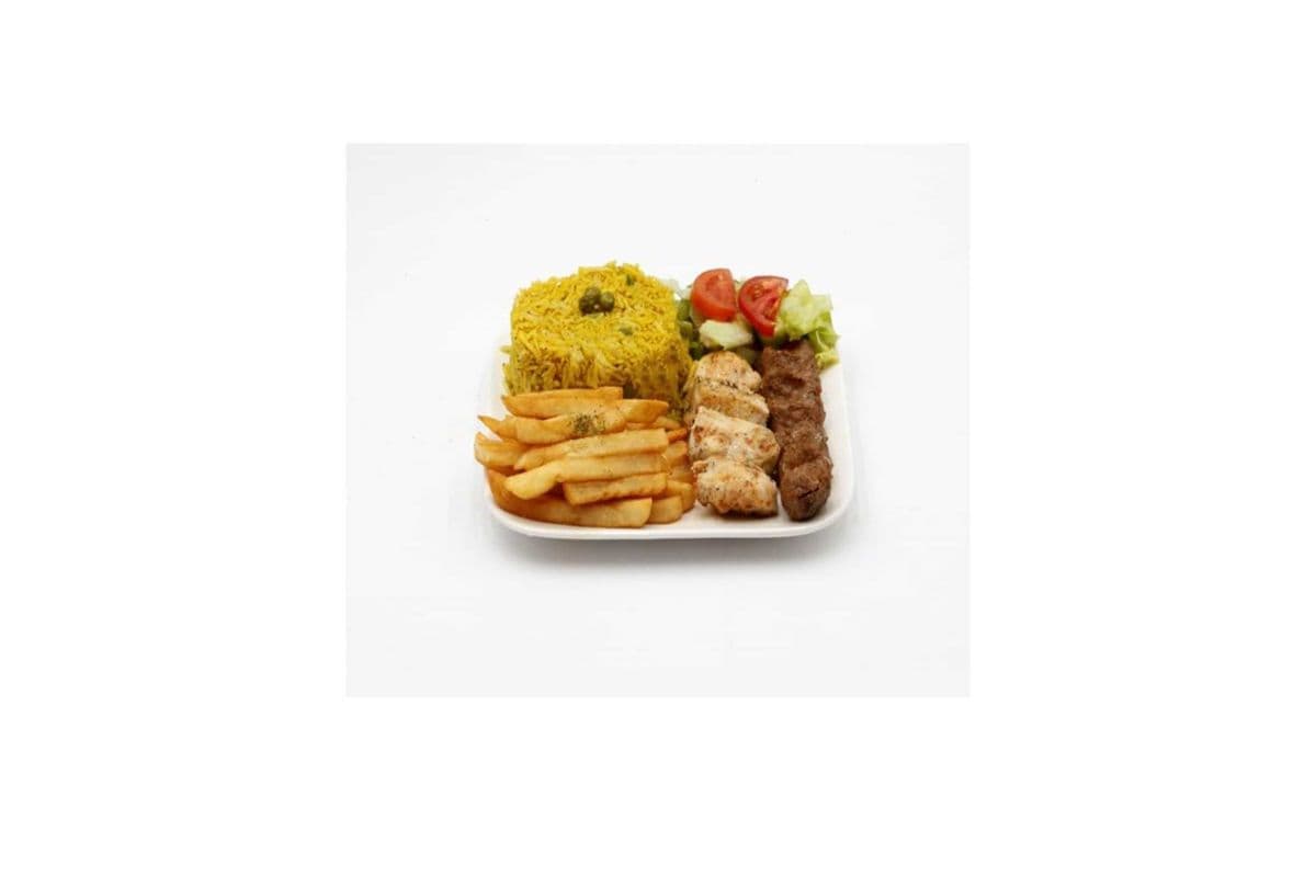Assiette kefta poulet