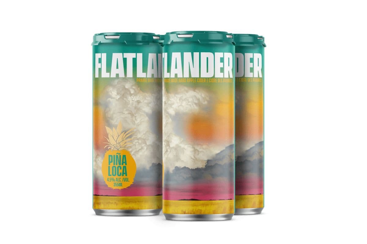 Flatlander Cider Pina Colada (4 x 355 ml)