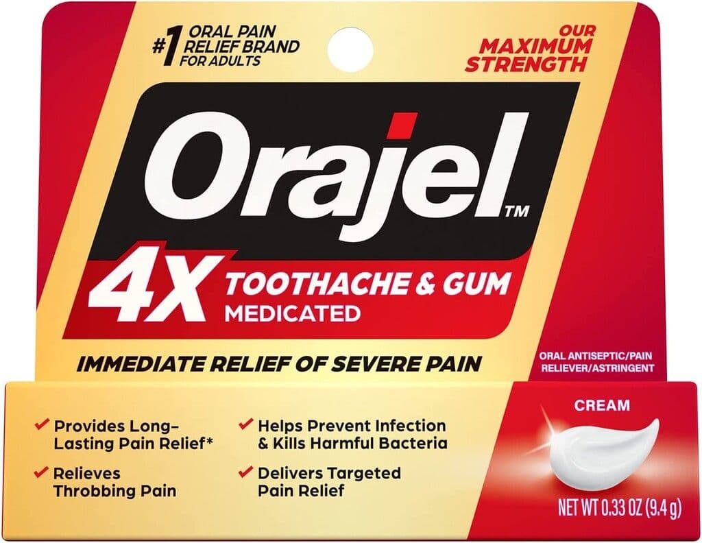 Orajel - 3X Medicated Severe Toothache & Gum Relief Plus (7.0 g)