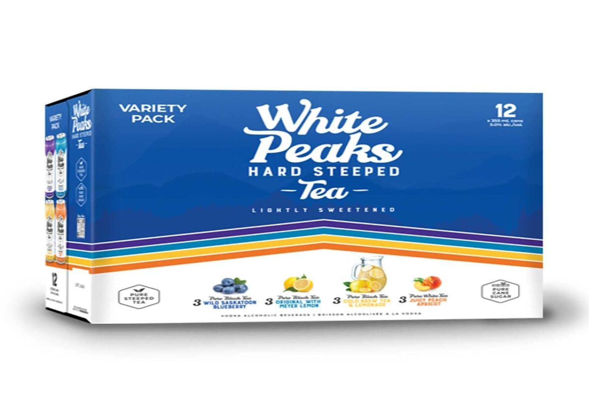 White Peaks Tea Variety - Can (12 x 355ML)