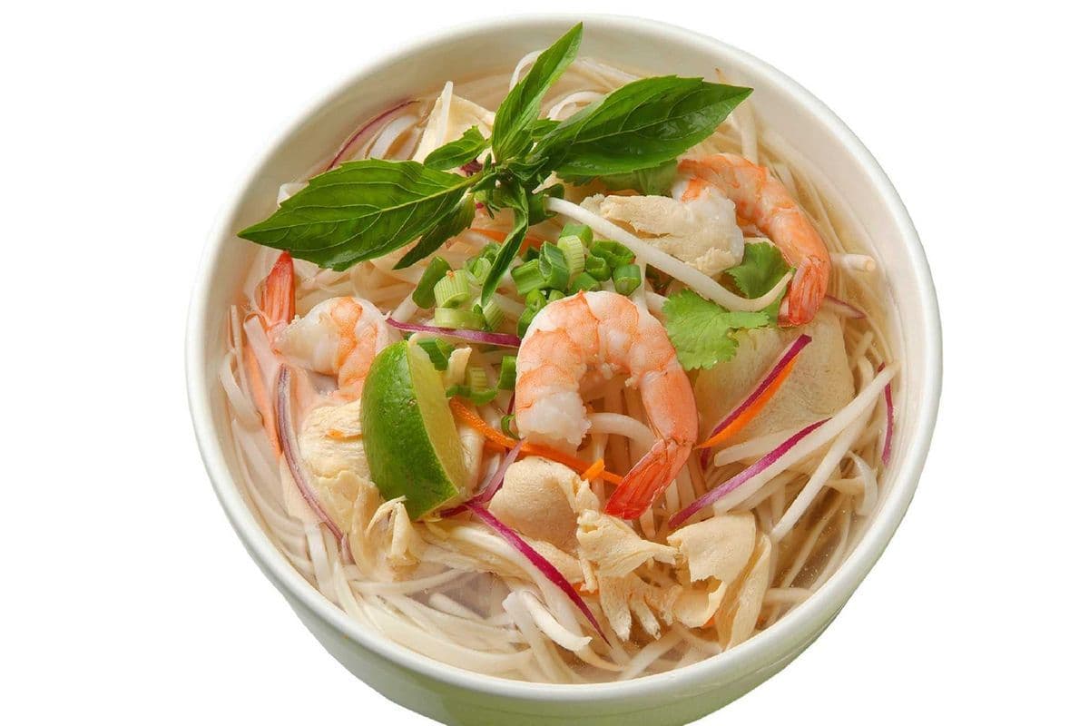 Noodle Soup with Shrimp
