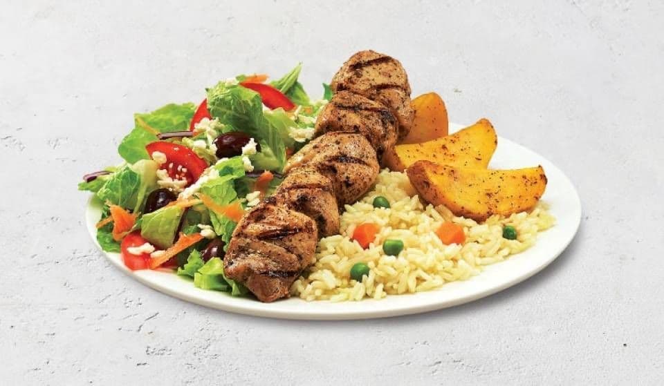 Pork Souvlaki Meal