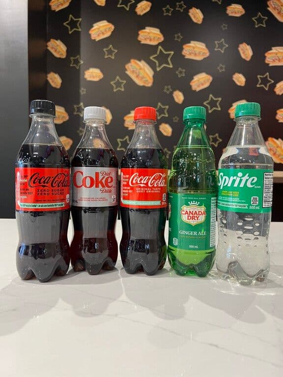 Bottled pop 500 ml