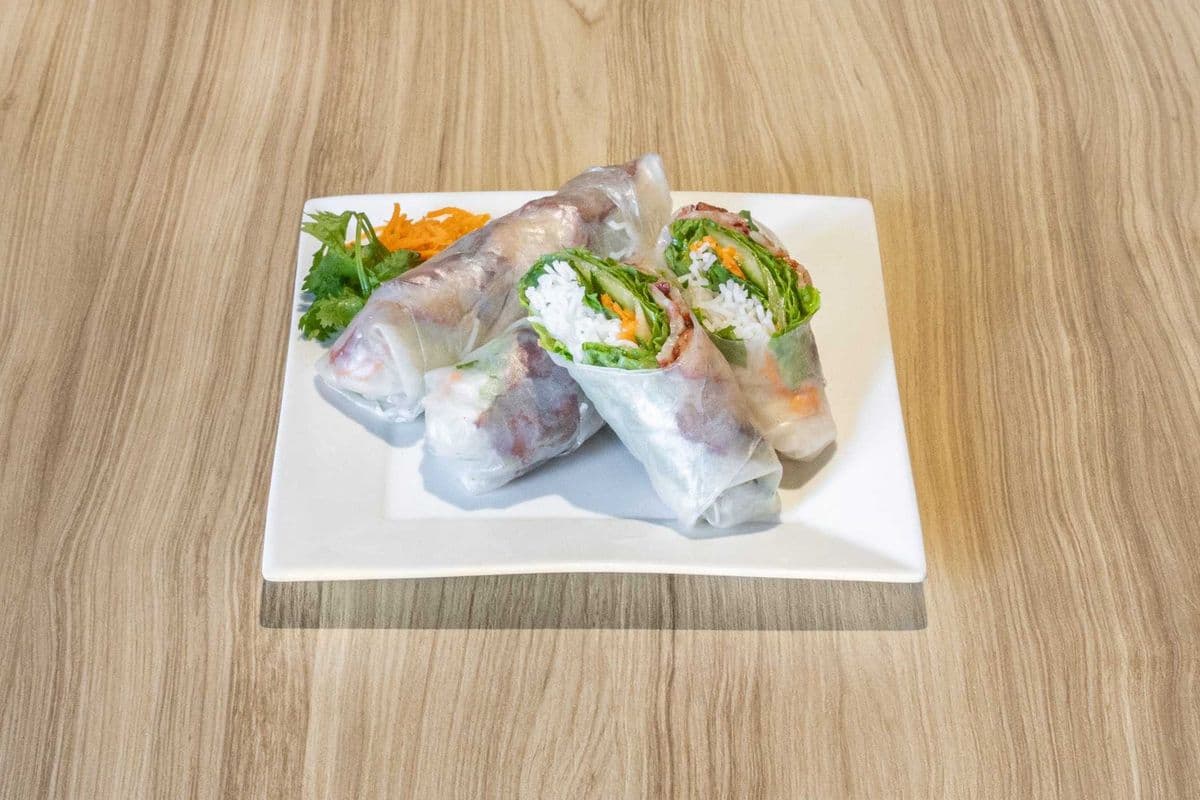 3A. Charsiu Fresh Rolls (3 pcs)