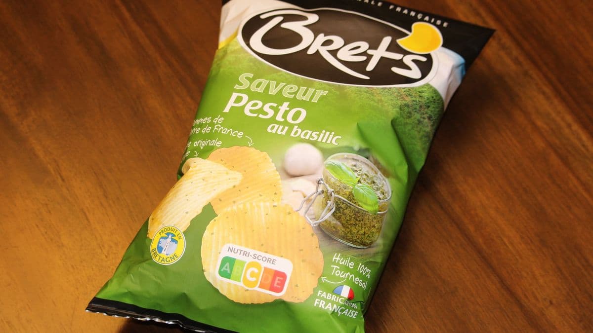 Baisil Pesto France Bret's Potato Chips (125 g)
