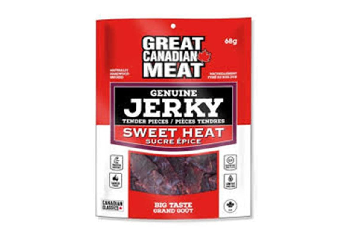Great Canadian Meat- Classic Jerky Sweet Heat 68g