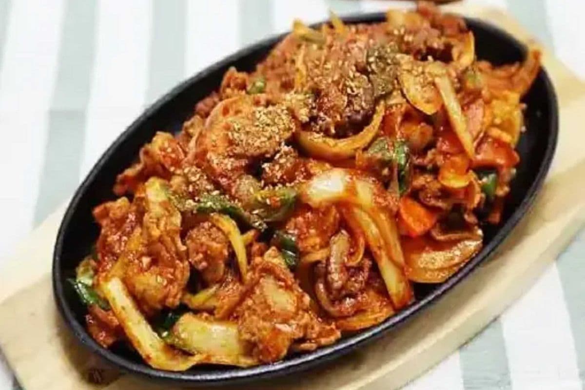 Porc épicé bbq pour 2/ Spicy Pork BBQ for 2