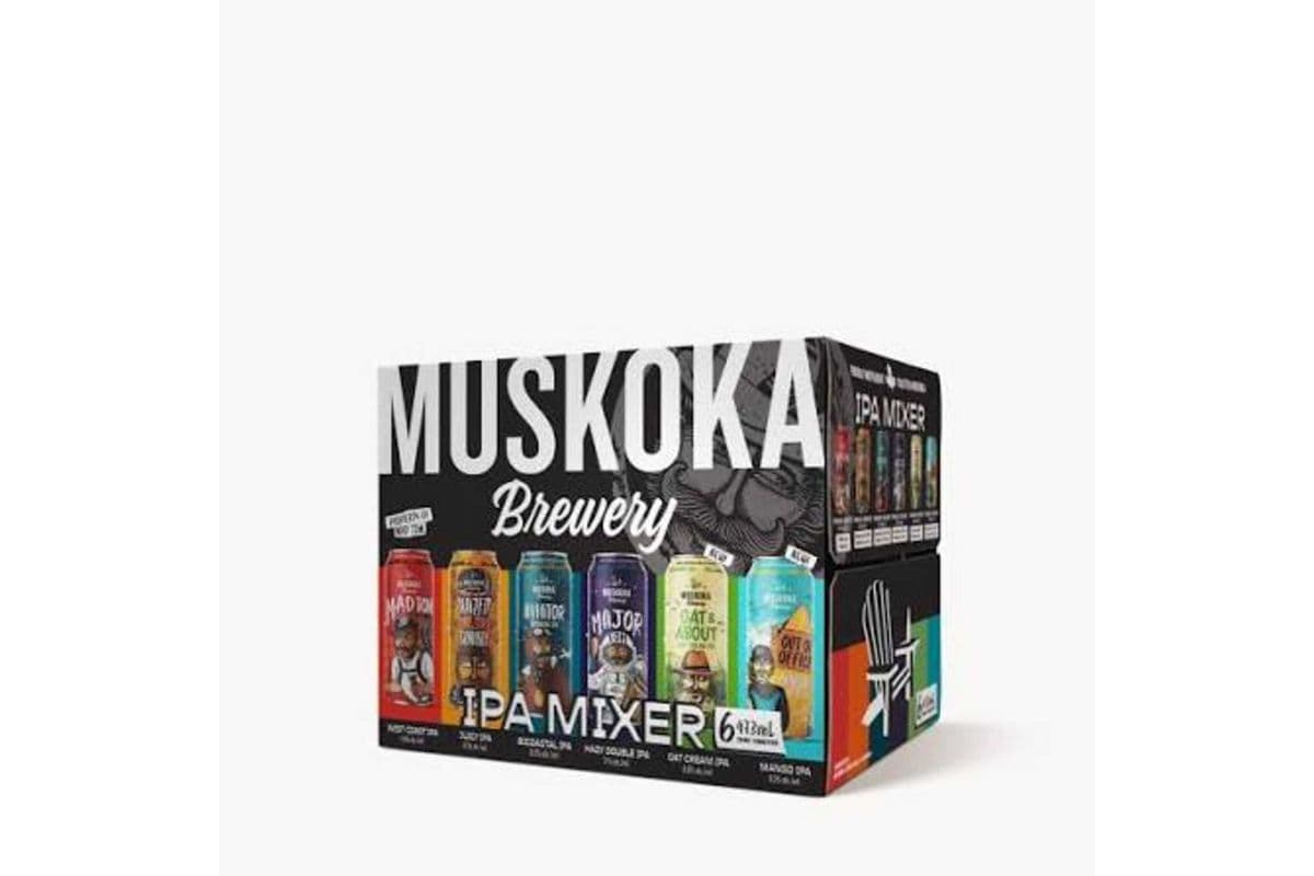 Muskoka Brewery IPA Mixer Beer Can 6x473ml (1 x 6x473ml)