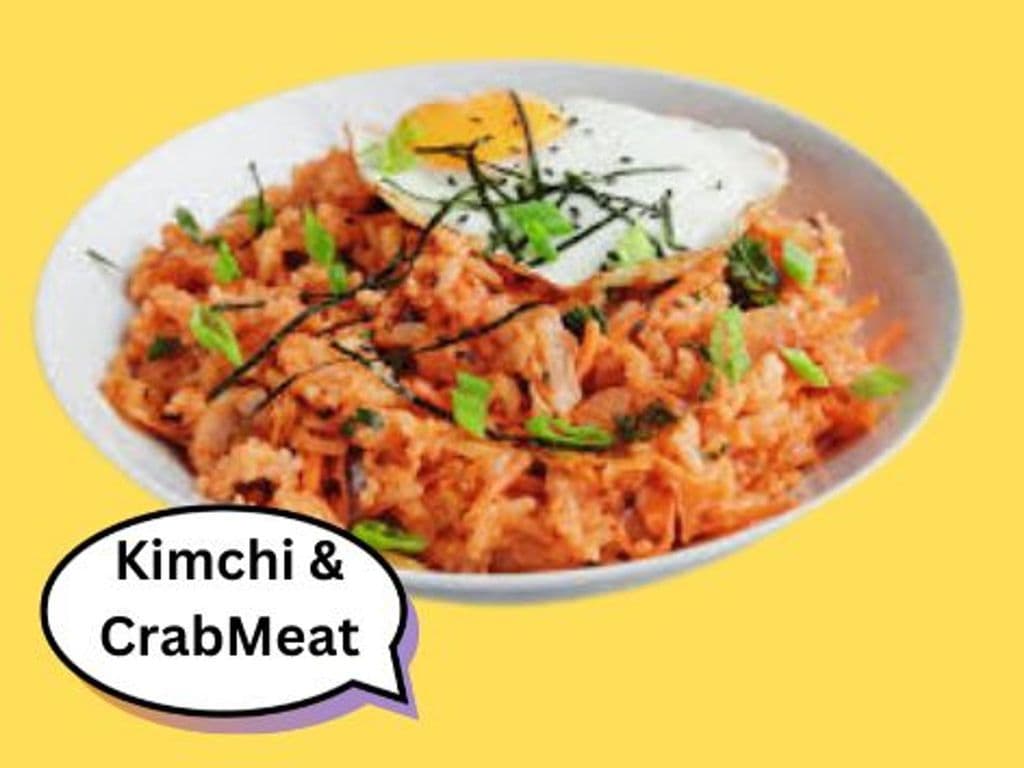 Kimchi & Crabmeat Fry Rice( D )