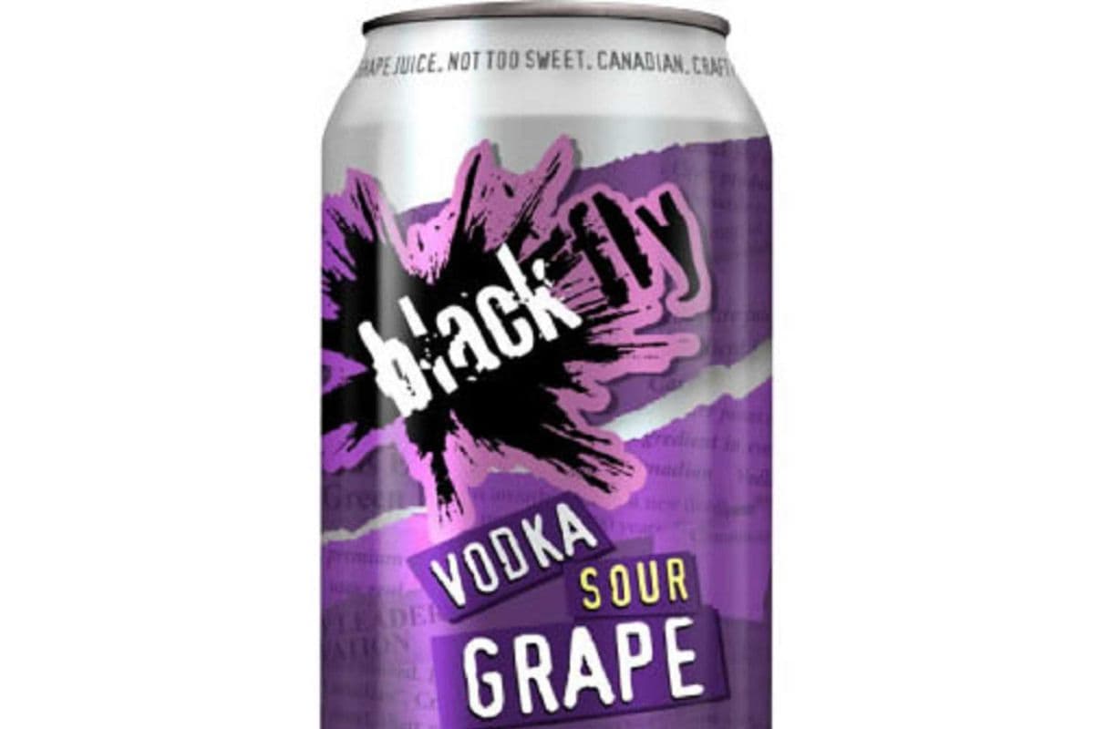 Black Fly Vodka Sour Grape (1 x 473 ml)
