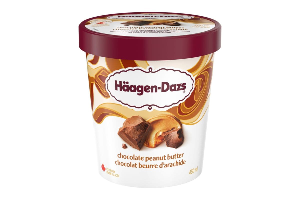 Haagen Dazs Chocolate Peanut Butter Ice Cream (450 ml)