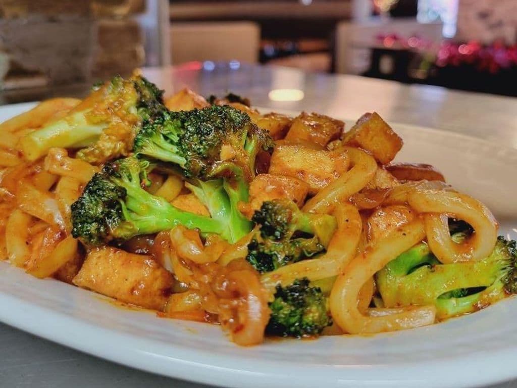 Stir-fried Veggie udon (Vegan)