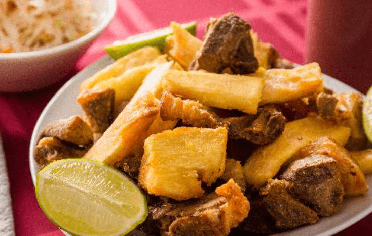 Pork and Cassava - Yuca con Chicharron