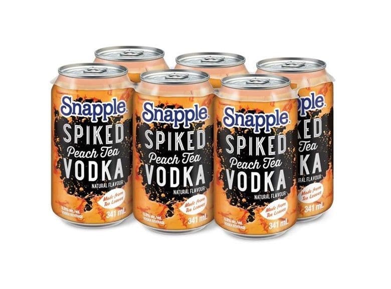 Snapple Spiked Peach Tea Vodka (6 Cans) (6 x 341ml cans)