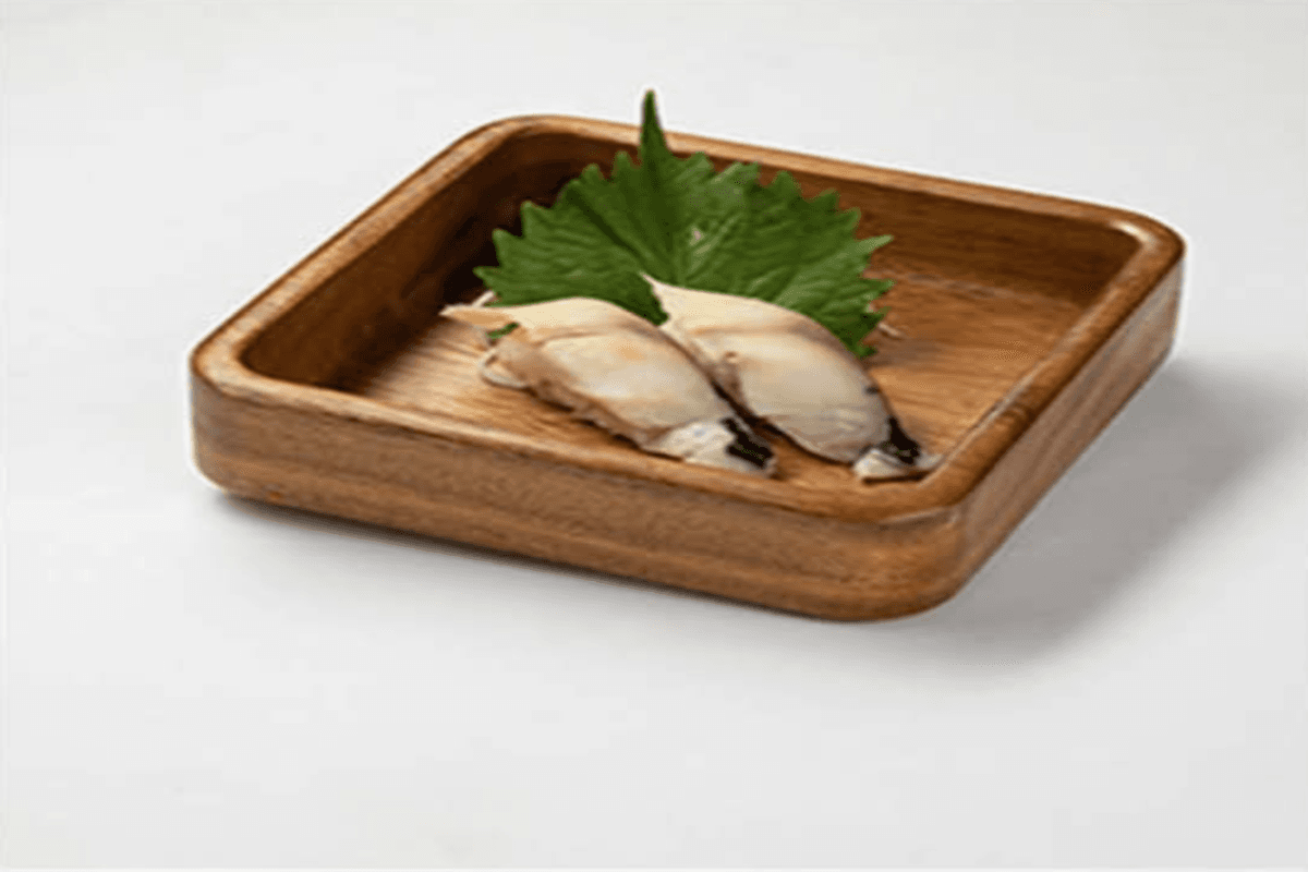 288. Mackerel Nigiri Sushi (Saba) (2 pcs)