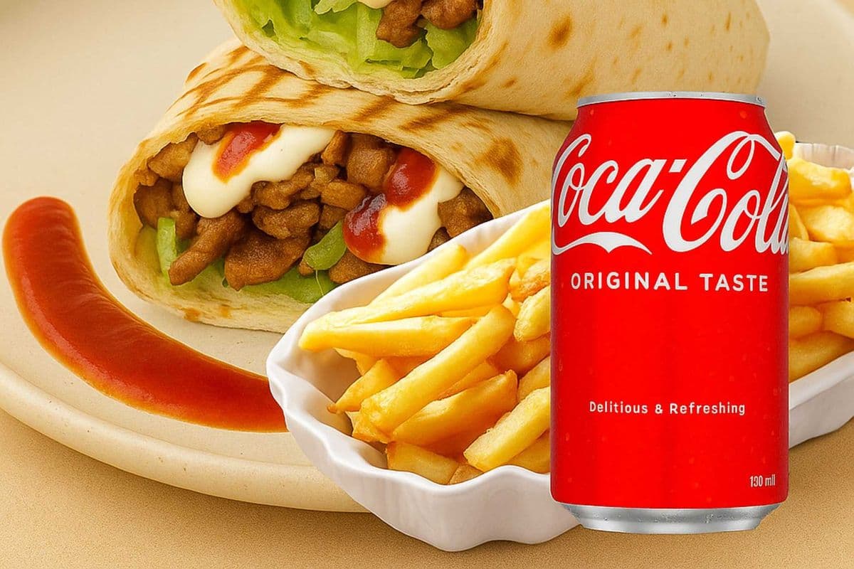 Donair + a side + a drink Combo