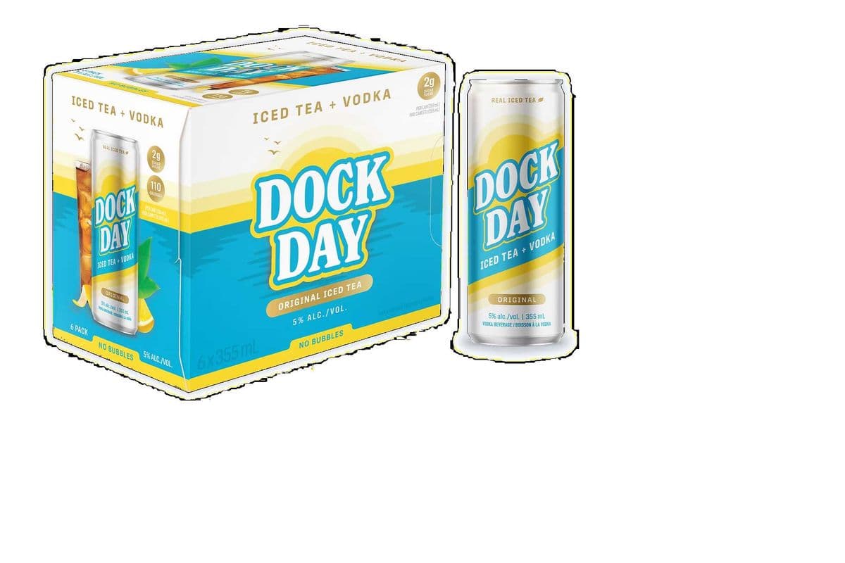 Dock Day Original Hard Vodka Iced Tea (1 x 473 ml can)