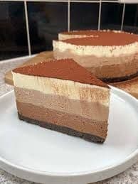 Triple mousse cake