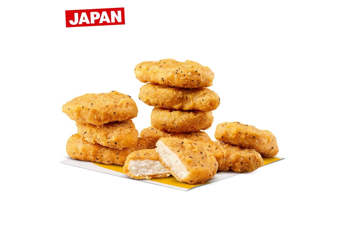 10 Garlic & Black Pepper Chicken McNuggets [490-580 Cals]