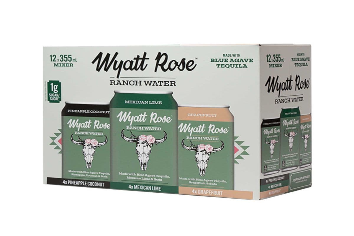 WYATT ROSE RANCH WATER-12PACK (15 x 15*355ML )