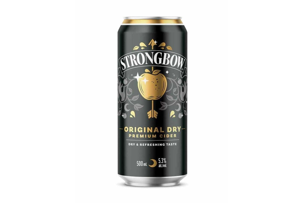 Strongbow Original Dry premium Cider, 500ml (1 x 500 ml)