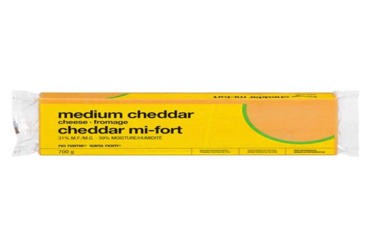 No Name - Medium Cheddar Cheese (200 mg)