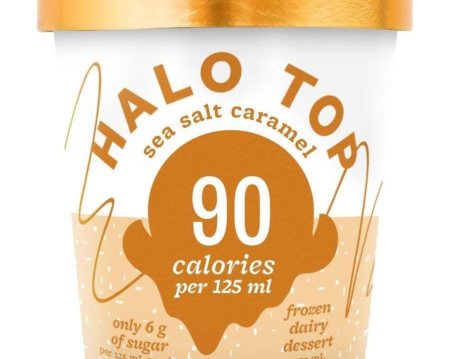 Halo Top Sea Salt Caramel Ice Cream (473 ml)