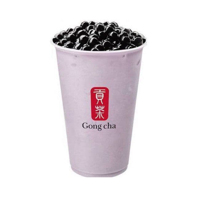Coconut Taro Milk Tea with Pearls THÉ AU LAIT AU TARO ET NOIX DE COCO AVEC PERLES