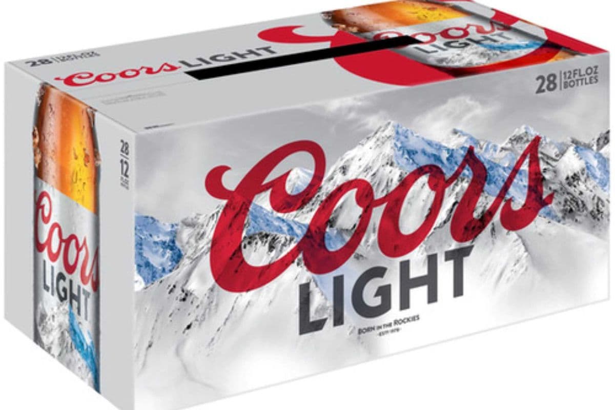 COORS LIGHT (28 BOTTLES) (28 x 341ML BOTTLE)