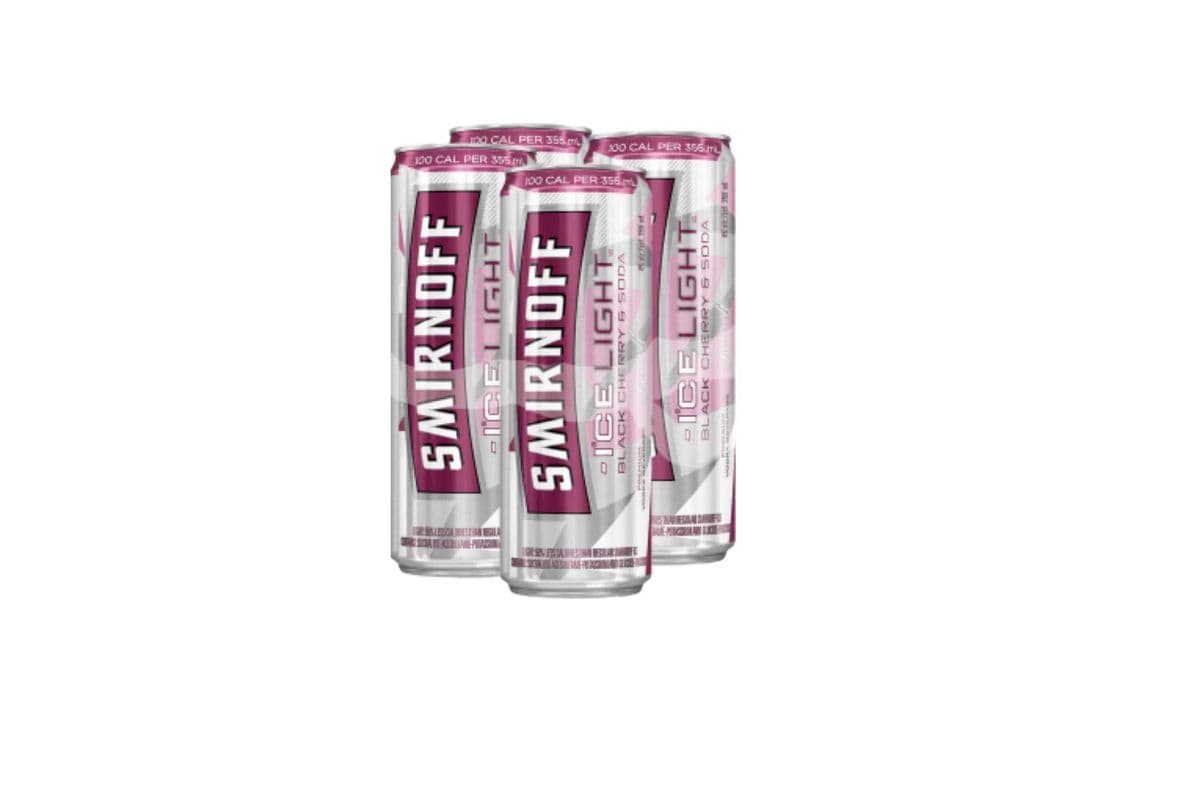 Smirnoff-Black Cherry and Soda (4 Cans) (4 x 440 ML)