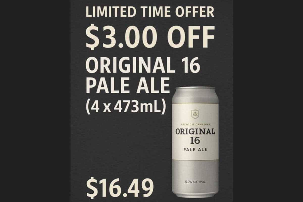 ORIGINAL 16 PALE ALE 473ML 4 PACK (4 x 473ML)