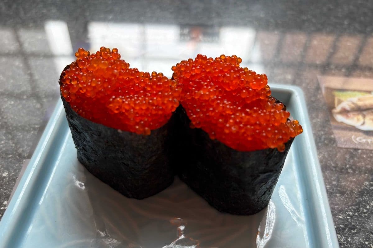 Flying Fish Roe (Tobiko) Nigiri