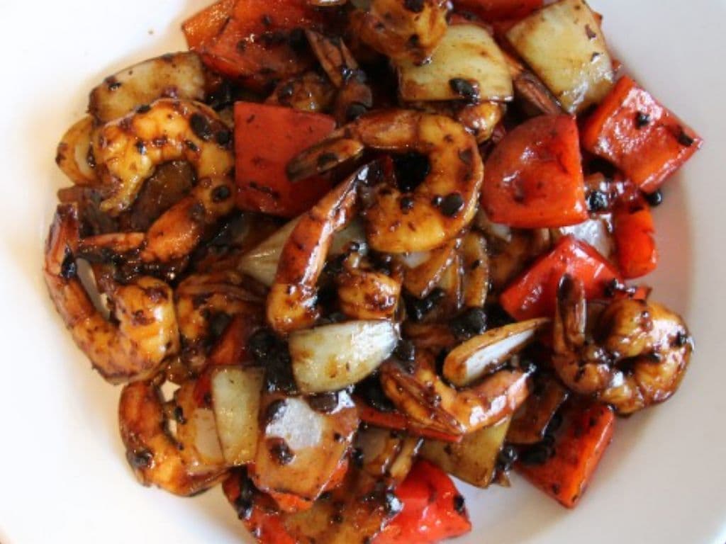 Prawns w.Black Bean Sauce