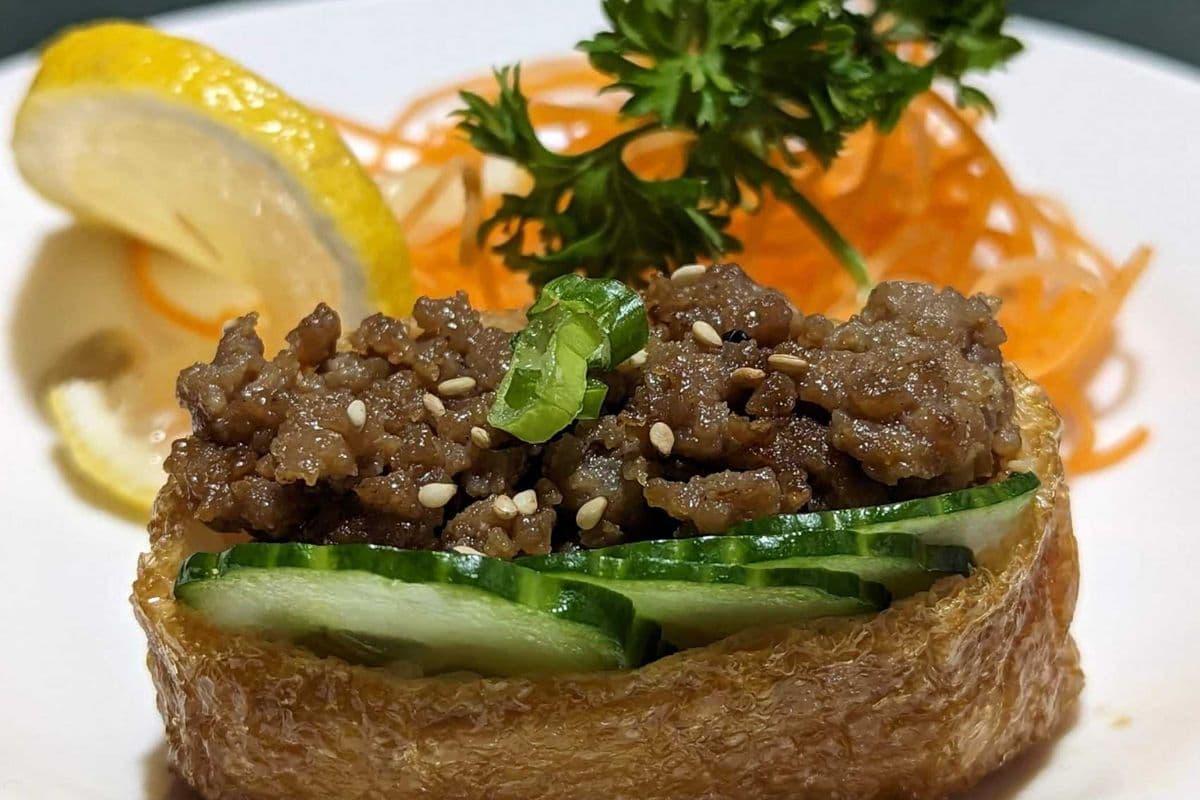 Beef Pocket Sushi