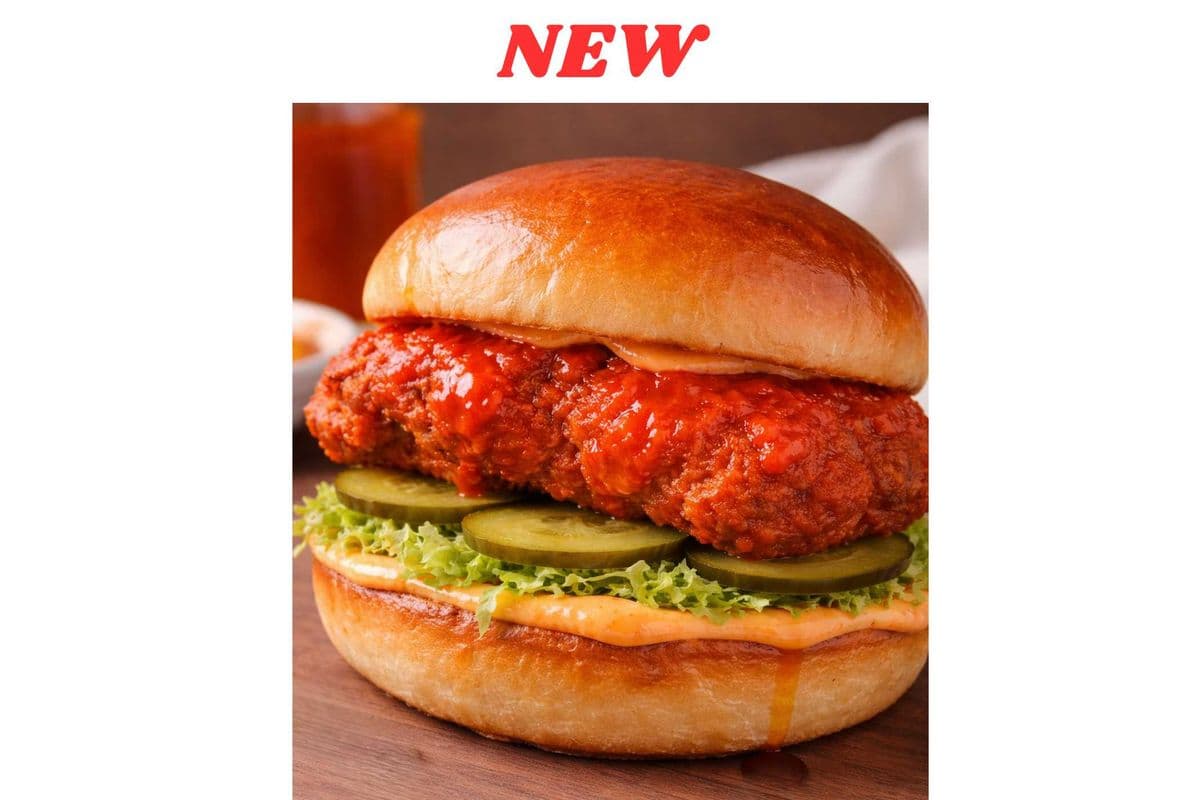 Buffalo Crispy Chicken on Brioche