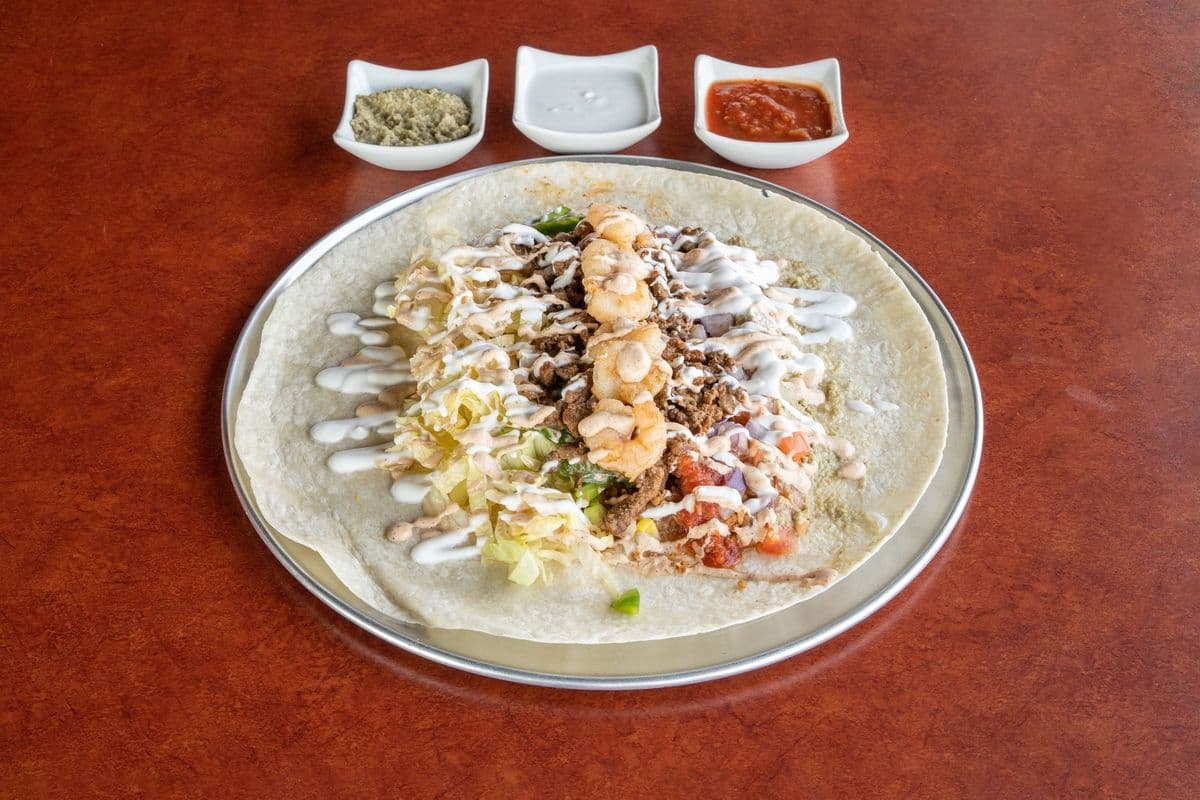 Steak and Shrimp Burrito