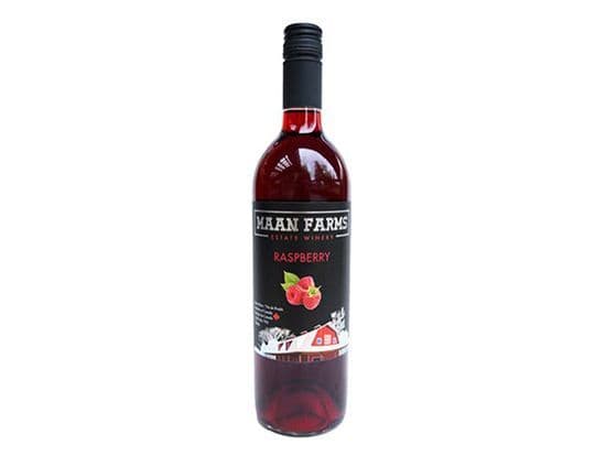 Maan Farms Raspberry, 750mL fruit wine (12% ABV)