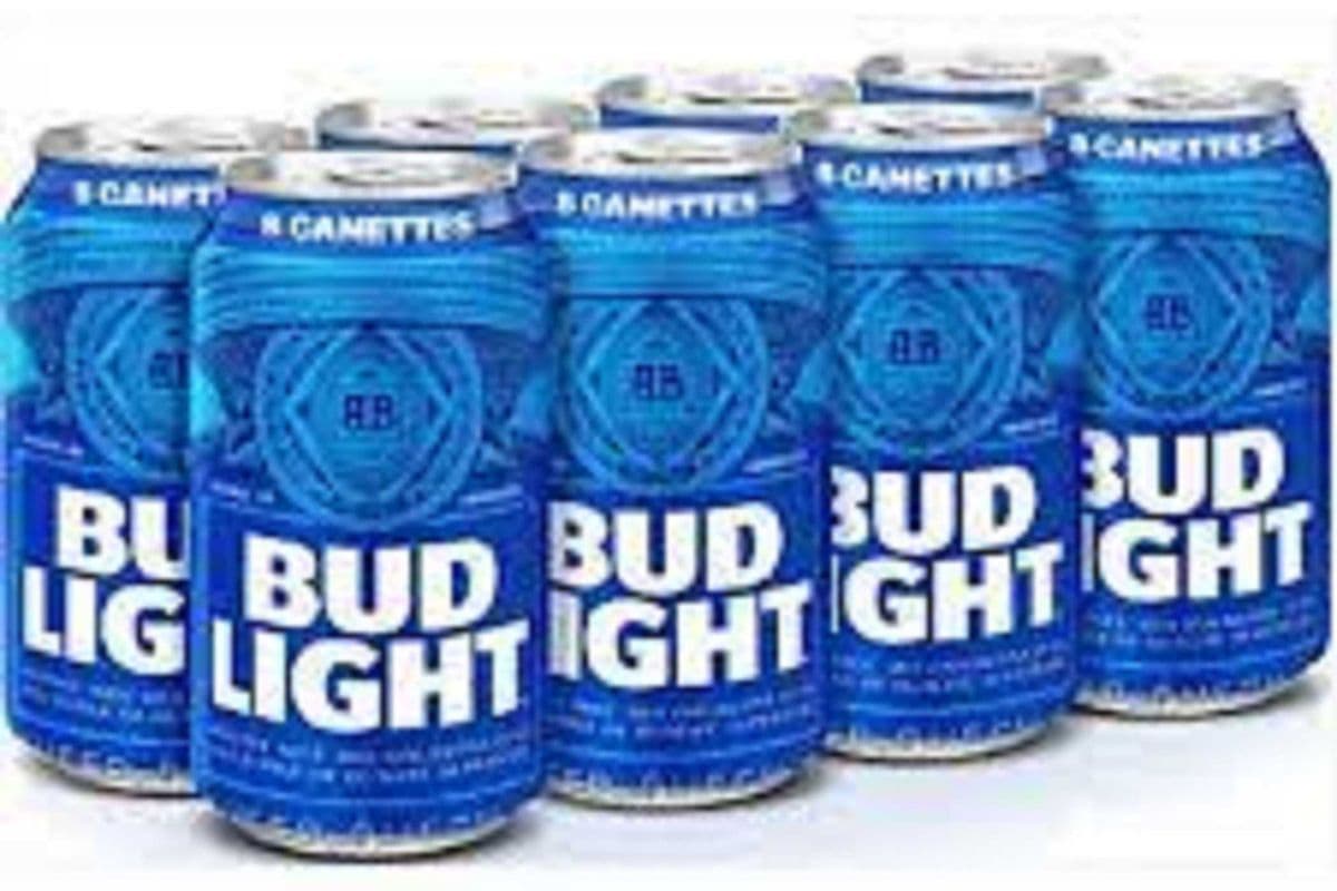 BUD LIGHT (8 CANS) (1 x 355ml Cans)