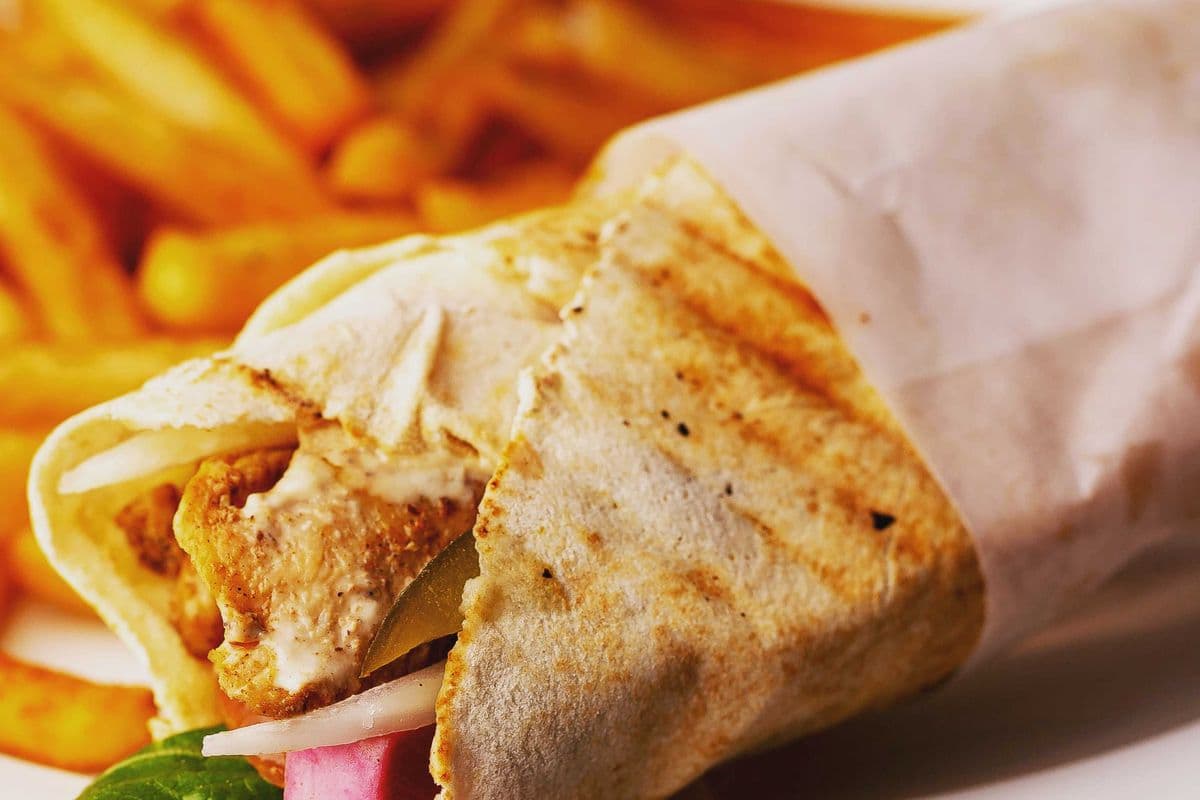 Beef Shawarma Wrap