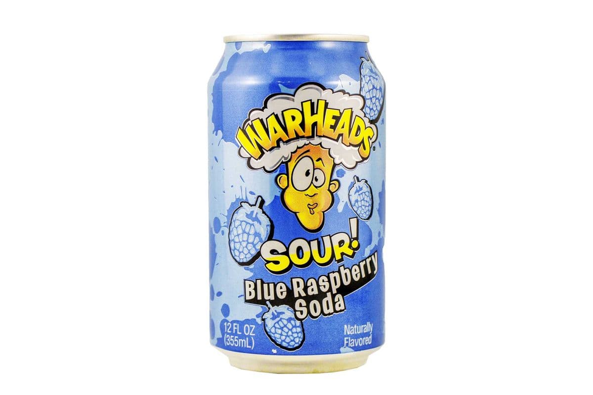 Warheads Soda Framboise Bleue 355ml