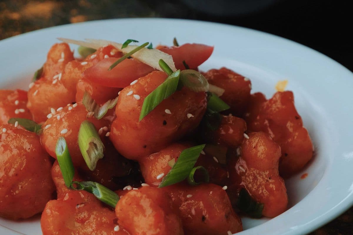 Sweet and Sour Cauliflower Bites LF