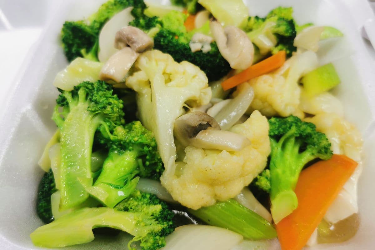 Mushrooms W/ Mixed Vegetables