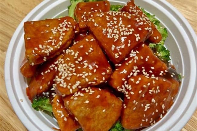 M2. Meatless Sesame Chicken