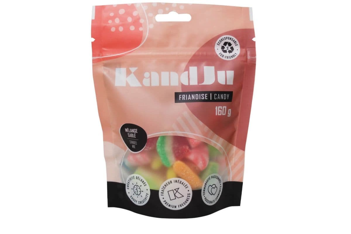 Sac à fermeture mélange sablé (160 g)