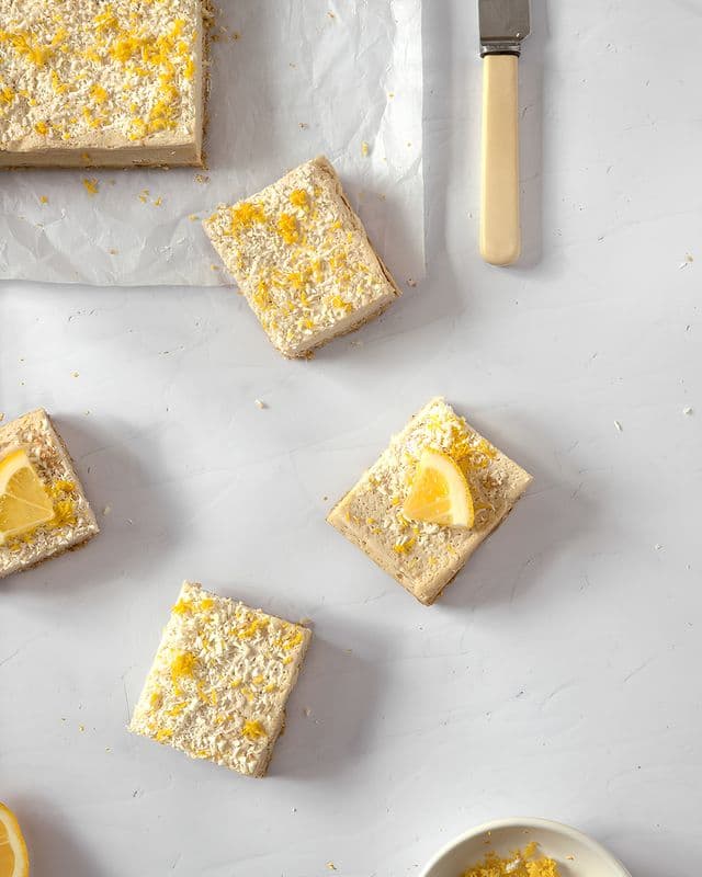 Creamy Lemon bar (V)(GF)