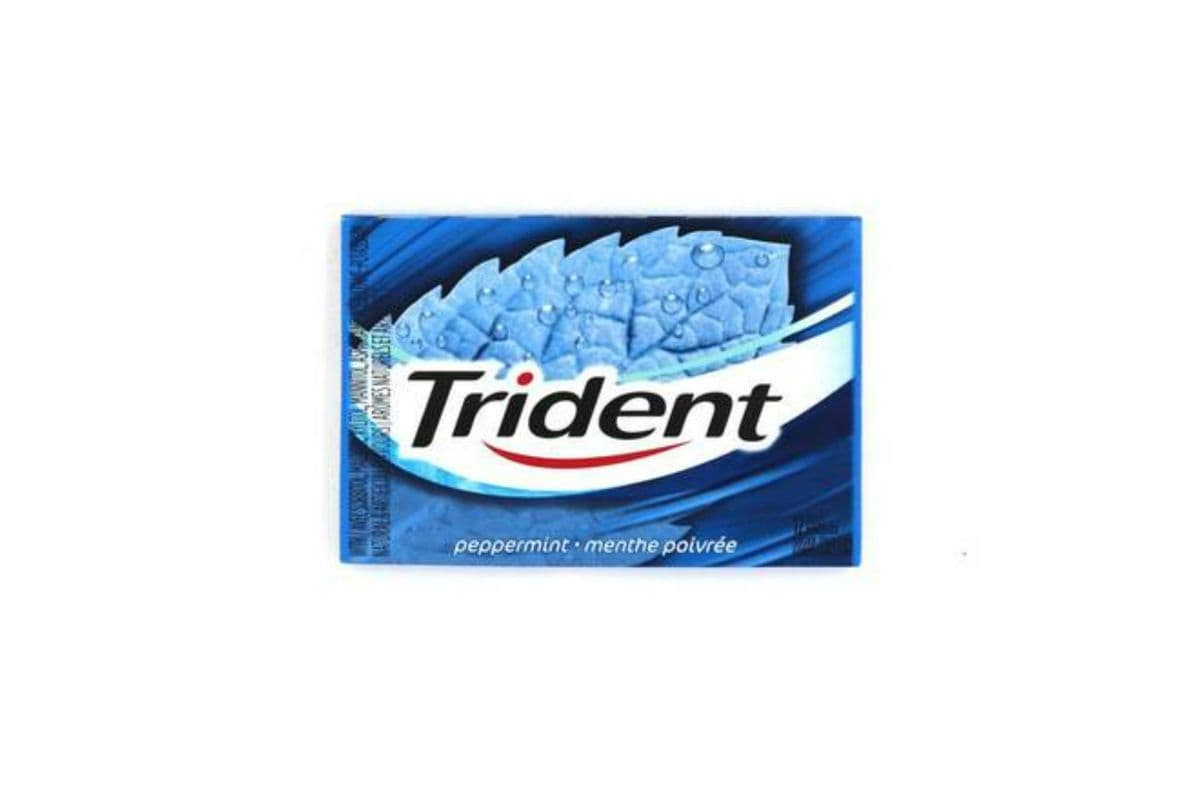 Trident Peppermint Sugar Free Gum (12 pcs)